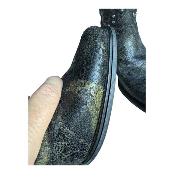 Durango Crush Bling Inlay Snip Toe Cowboy Boot Women size 6 - Picture 7 of 11